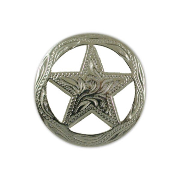 378-798901.SLC (1).jpg ¾" Engraved Ranger Star Concho Image